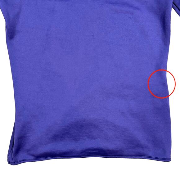 Merrell Womens XS Select Regulate 1/4 Snap Quilted Pullover Fleece Purple TF - Picture 6 of 11